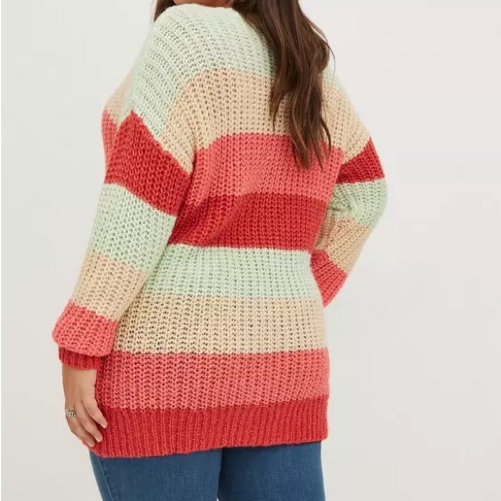 Torrid Light Green Knit Sweater - Picture 2 of 7